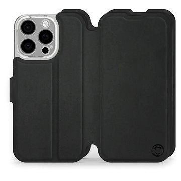 

Mobiwear Soft Touch Flip knížkové pro Apple iPhone 16 Pro - Černé