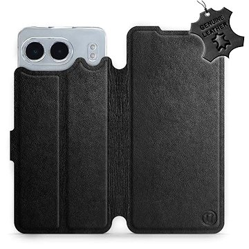 

Mobiwear Flip knížkové, kožené pro OnePlus Nord 4 5G - Černé - L_BLS