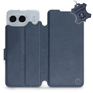 

Mobiwear Flip knížkové, kožené pro OnePlus Nord 4 5G - Modré - L_NBS