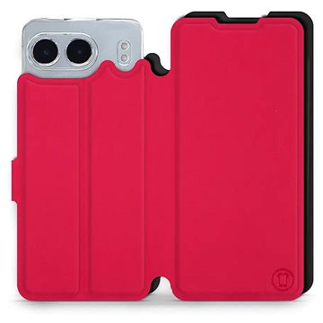 

Mobiwear Soft Touch Flip knížkové pro OnePlus Nord 4 5G - Rudé & Černé