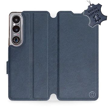 

Kožené Mobiwear flip knížkové pro Sony Xperia 1 VI - Modré - L_NBS