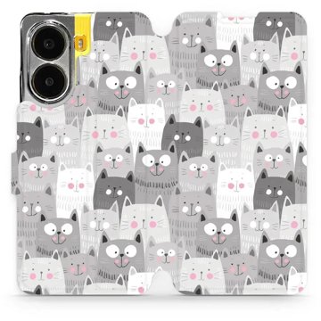 

Mobiwear flip knížkové pro POCO X7 Pro - Kočičky