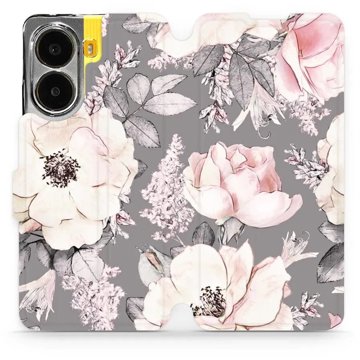 

Mobiwear flip knížkové pro POCO X7 Pro - Květy