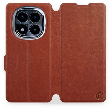 

Mobiwear flip knížkové pro Xiaomi Redmi Note 14 Pro 4G - Hnědé