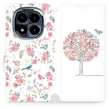 

Mobiwear flip knížkové pro Xiaomi Redmi Note 14 Pro 4G - Strom