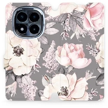 

Mobiwear flip knížkové pro Xiaomi Redmi Note 14 Pro 4G - Květy