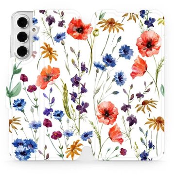 

Mobiwear flip knížkové pro Samsung Galaxy A16 4G/5G - Kvítí