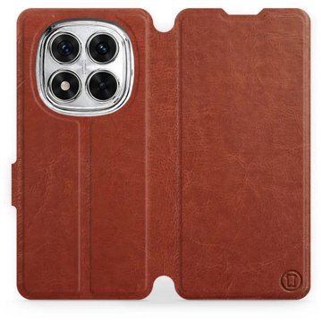 

Mobiwear flip knížkové pro Xiaomi Redmi Note 14 Pro 5G - Hnědé
