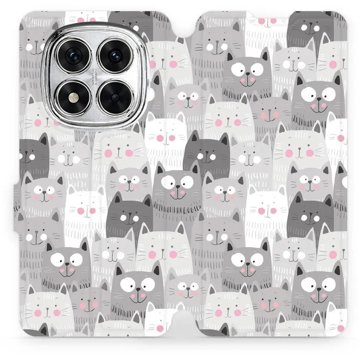 

Mobiwear flip knížkové pro Xiaomi Redmi Note 14 Pro 5G - Kočičky