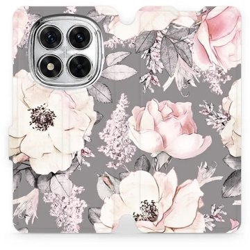 

Mobiwear flip knížkové pro Xiaomi Redmi Note 14 Pro 5G - Květy