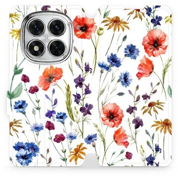 

Mobiwear flip knížkové pro Xiaomi Redmi Note 14 Pro 5G - Kvítí
