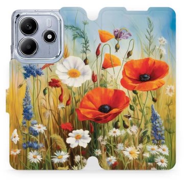 

Mobiwear flip knížkové pro Xiaomi Redmi Note 14 5G - Letní louka