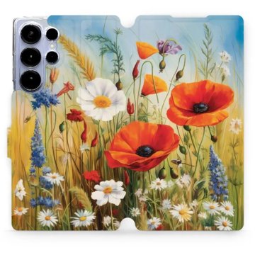 

Mobiwear flip knížkové pro Samsung Galaxy S25 Ultra - Letní louka