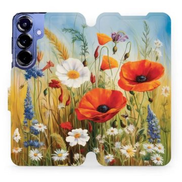 

Mobiwear flip knížkové pro Samsung Galaxy S25 Plus - Letní louka