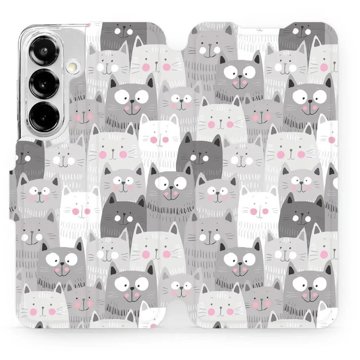 

Mobiwear flip knížkové pro Samsung Galaxy S25 - Kočičky