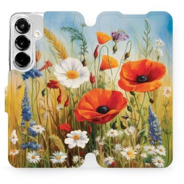 

Mobiwear flip knížkové pro Samsung Galaxy S25 - Letní louka