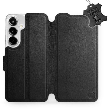 

Mobiwear kožené flip knížkové pro Samsung Galaxy S25 - Černé
