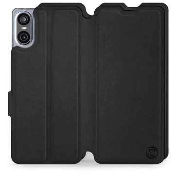 

Mobiwear Soft Touch flip knížkové pro Sony Xperia 10 VI - Černé