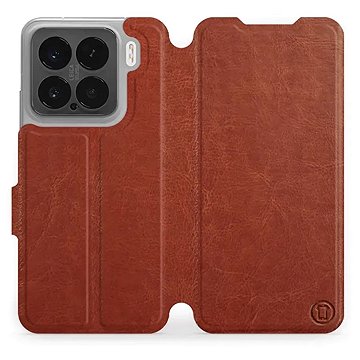 

Mobiwear flip knížkové pro Xiaomi 15 - Hnědé