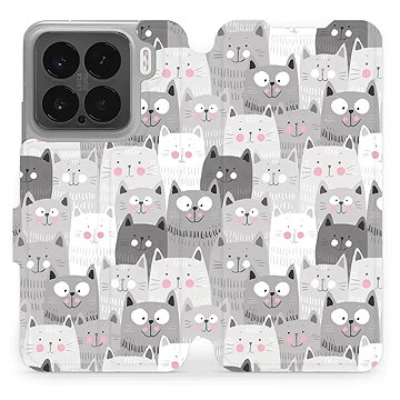 

Mobiwear flip knížkové pro Xiaomi 15 - Kočičky
