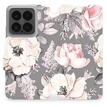 

Mobiwear flip knížkové pro Xiaomi 15 - Květy