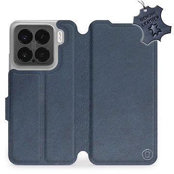 

Mobiwear flip knížkové pro Xiaomi 15 - Modré, kožené