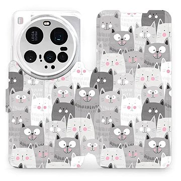 

Mobiwear flip knížkové pro Xiaomi 15 Ultra - Kočičky