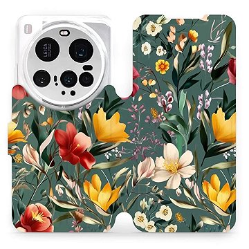 

Mobiwear flip knížkové pro Xiaomi 15 Ultra - Zelená louka