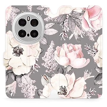 

Mobiwear flip knížkové pro Honor Magic7 Pro 5G - Květy