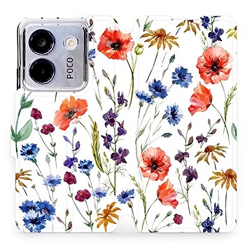 

Mobiwear flip knížkové pro POCO M7 Pro 5G - Kvítí