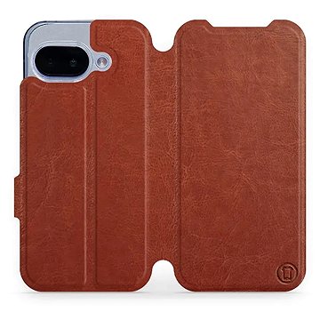 

Mobiwear flip knížkové pro Google Pixel 9a - Hnědé