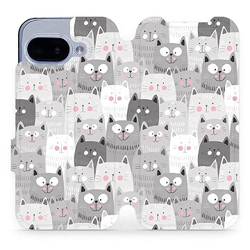 

Mobiwear flip knížkové pro Google Pixel 9a - Kočičky