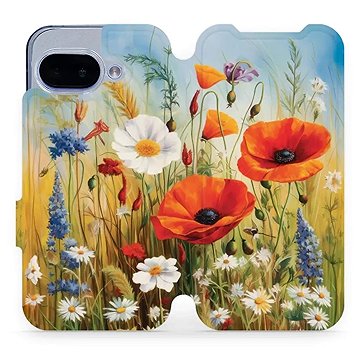

Mobiwear flip knížkové pro Google Pixel 9a - Letní louka