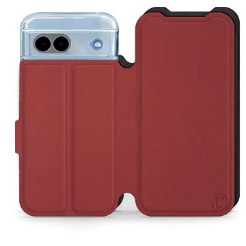 

Mobiwear Soft Touch flip knížkové pro Google Pixel 8a 5G - Cihlové & Černé
