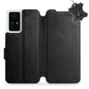 

Kožené Mobiwear flip pro Xiaomi Redmi Note 12S - černé - L_BLS