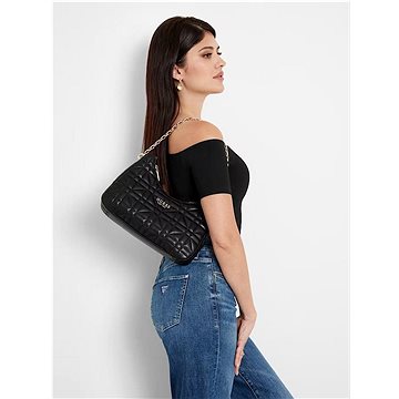 

GUESS Kabelka Assia Top Zip černá