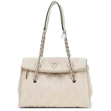 

GUESS Kabelka Eda Satchel taupe