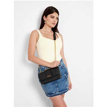 

GUESS Kabelka Libera Xbody flap černá