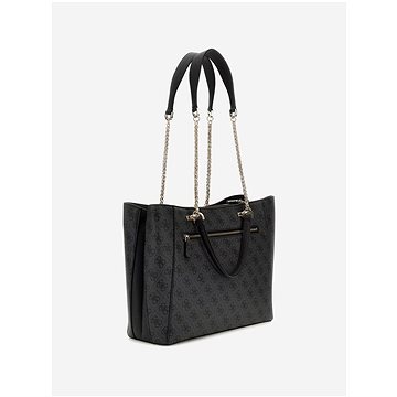 

GUESS Kabelka Noreen Girlfriend Carryall černá s logem