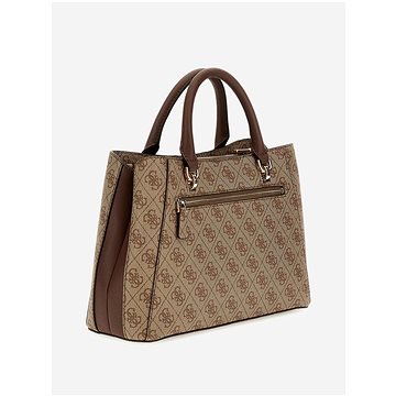 

GUESS Kabelka Noreen Girlfriend satchel latté s logem