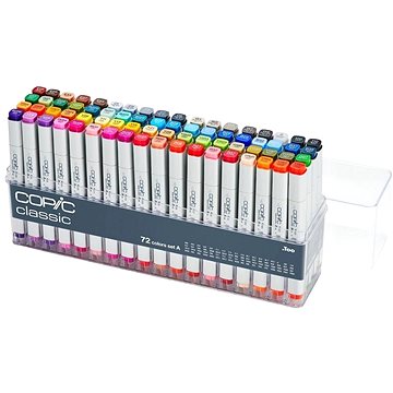 

COPIC Classic oboustranné Fine Chisel 72 ks základní A
