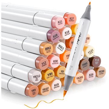 

OHUHU oboustranné Brush Fine 36 ks pleťové + blender
