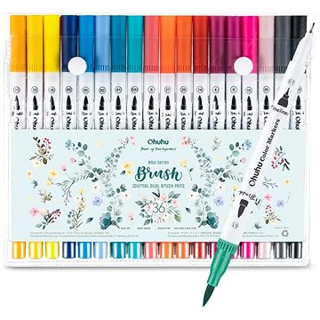 OHUHU Aqua Brush Marker 36 ks