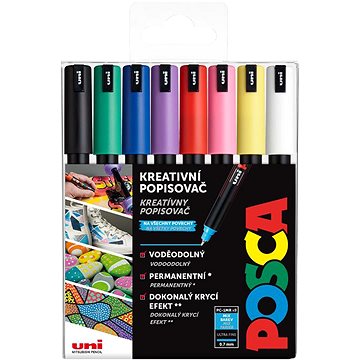 

UNI Posca 1MR 8 ks základní