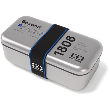 

MonBento Nerezový svačinový box Sense Beyond, modrý