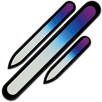 

Mont Bleu Sada 3 barevných skleněných pilníku na nehty R-BMS03