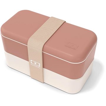 

MonBento Svačinový bento box Original Moka