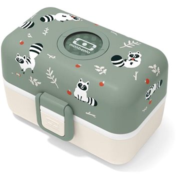 

MonBento Svačinový box dětský do školy Tresor Graphic Racoon