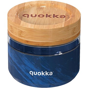 

Quokka Skleněná nádoba na jídlo Deli Wood Grain