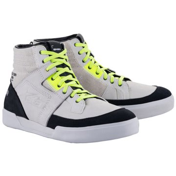 ALPINESTARS boty AKIO kolekce DIESEL JEANS, šedé/žluté fluo/černé, vel. 44
